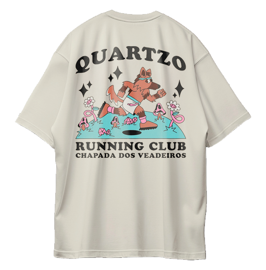 Quartzo Running Club Oversized Tee